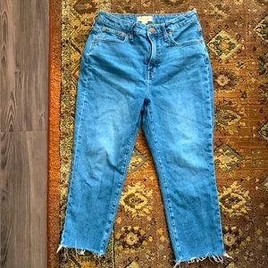 Madewell Jeans petite curvy crop perfect vintage size 28